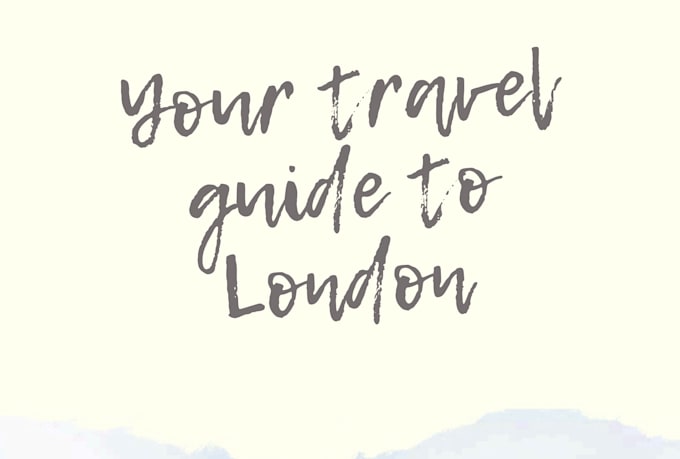 design a personalized travel itinerary to london